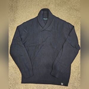 Perry Ellis Men's Dark Blue Turtleneck Sweater